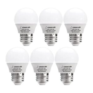 Focos LOHAS 3W G14 G25 E26 LED reemplazo de bombillas