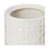 Kassatex ARNCJ Tarro de algodón de ratán color blanco_3