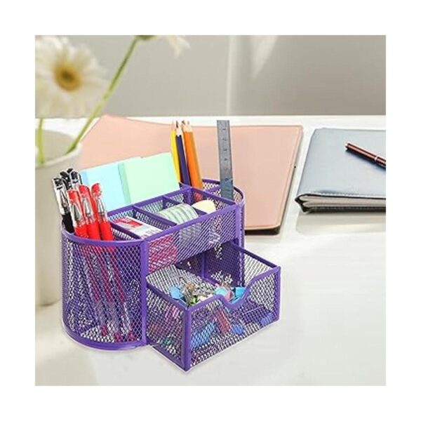 Cajita organizadora con cajón MyGift para escritorio_2
