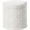 Kassatex ARNCJ Tarro de algodón de ratán color blanco_1