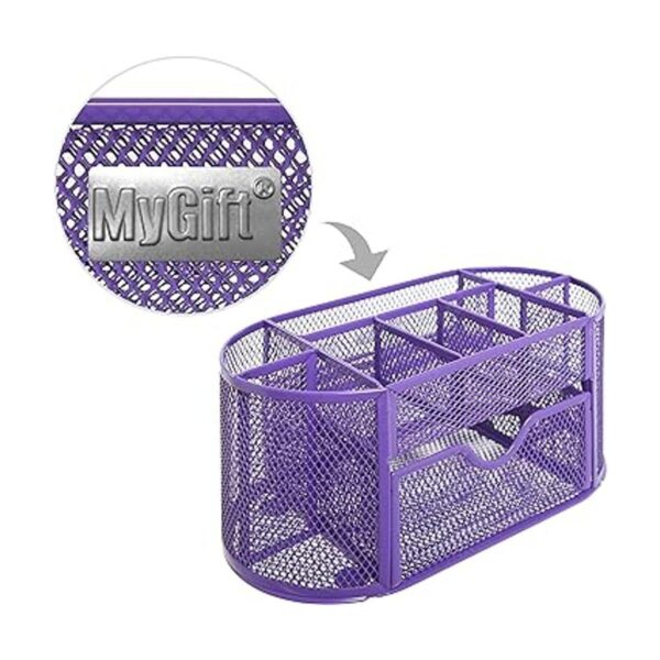 Cajita organizadora con cajón MyGift para escritorio_3
