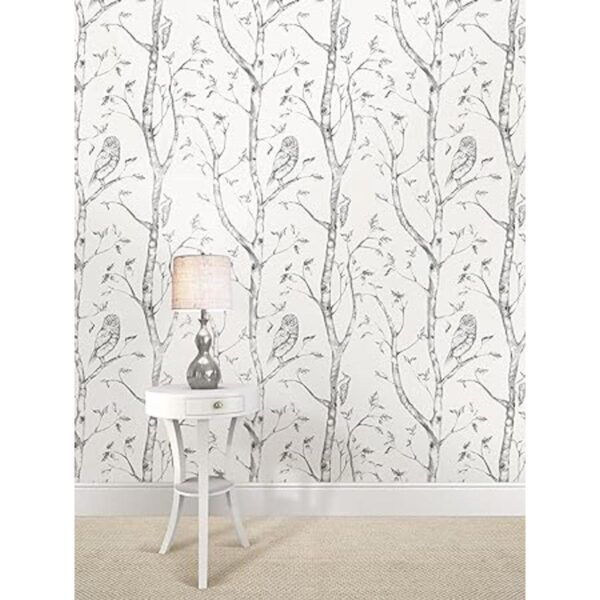 Papel tapiz adhesivo con diseño de bosque de Brewster_2