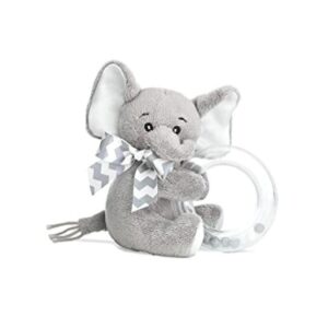 Bearington Elefante Sonajero para Bebé 5 pulgadas_1