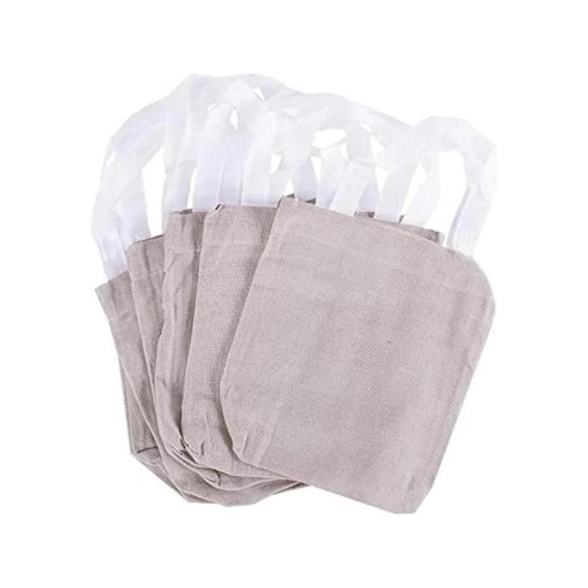 Bolsas de lona de 8 x 8 pulgadas color natural para artes