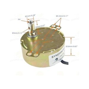 CHANCS TYC50 Motor eléctrico síncrono pequeño CA 110 V_4