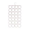 Colgador plegable de 28 ranuras en forma de anillo para
