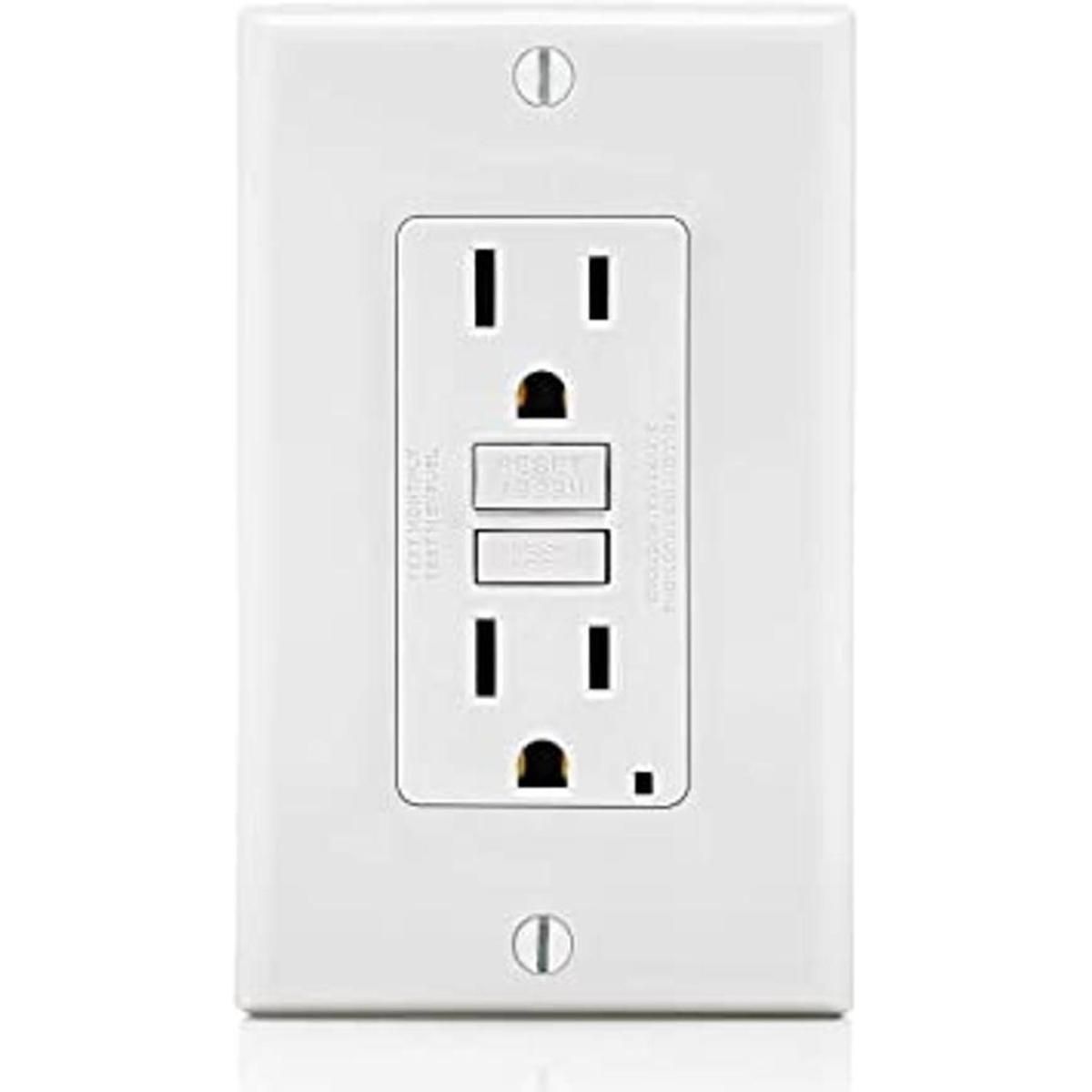 Enchufe inteligente Leviton con autopruebas receptáculo