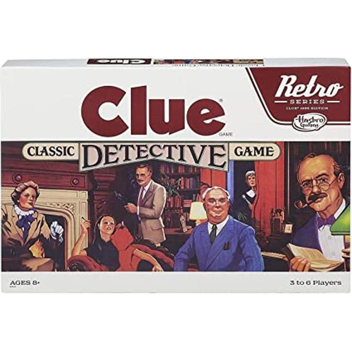 Clue 1986 Juego de mesa edición clásica versión en inglés