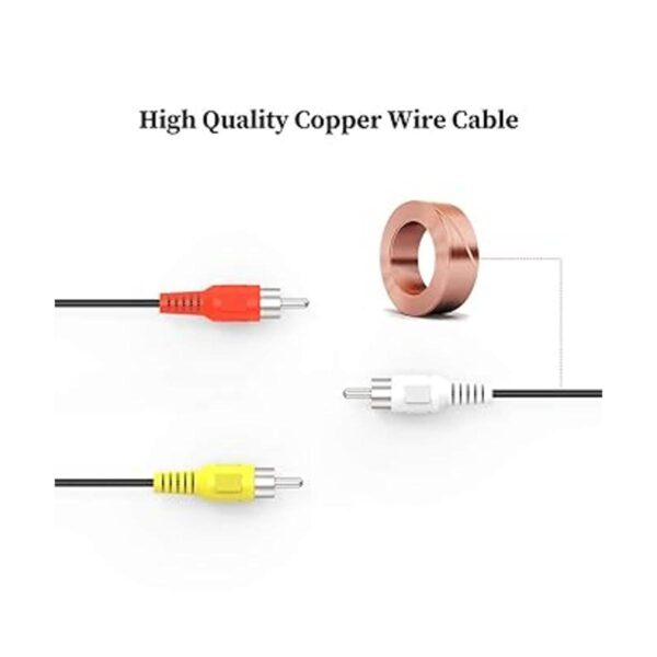 Electop Cable de vídeo compuesto SVideo de 4 pines a 3_4