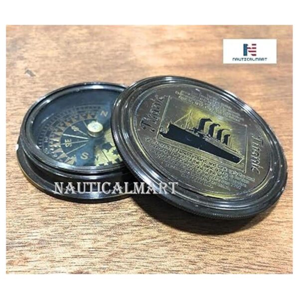 NauticalMart Brújula de latón diseño de Titanic_5
