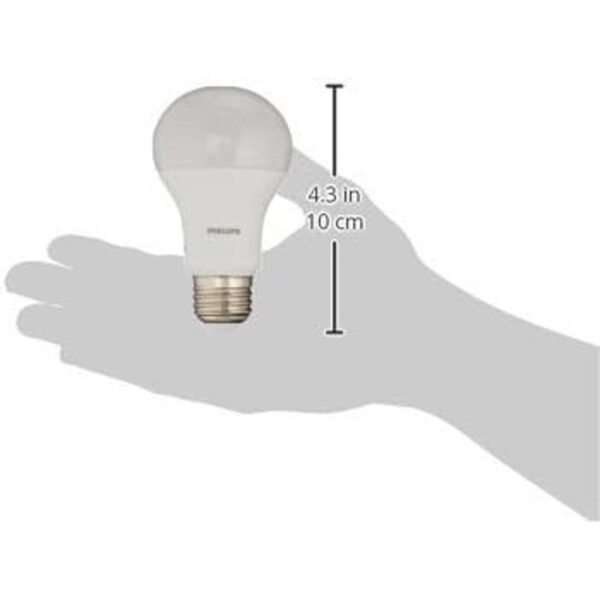 Philips LED Bombilla esmerilada A19 no regulable 800_5