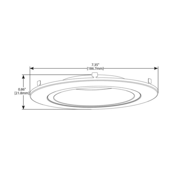 HALO RL Anillo de moldura reemplazable para iluminación_2