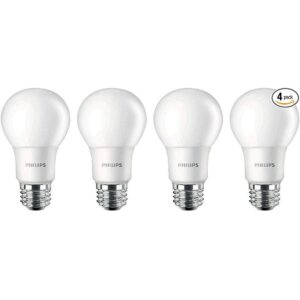 Philips LED Bombilla esmerilada A19 no regulable 800_1