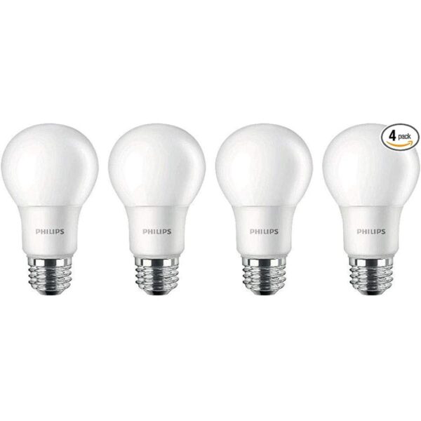Philips LED Bombilla esmerilada A19 no regulable 800_1