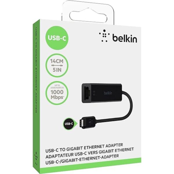 Belkin Adaptador USB C a Ethernet certificado USBIF_3