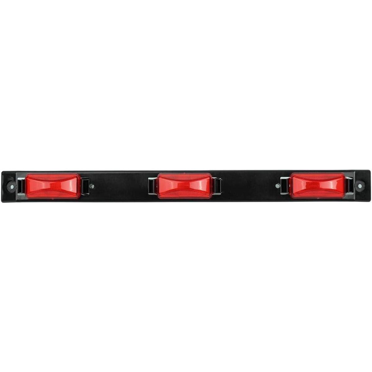 Partsam Barra de luz roja de identificación de remolque de