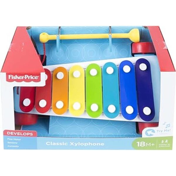 FisherPrice Xilófono clásico juguete de tracción para_6