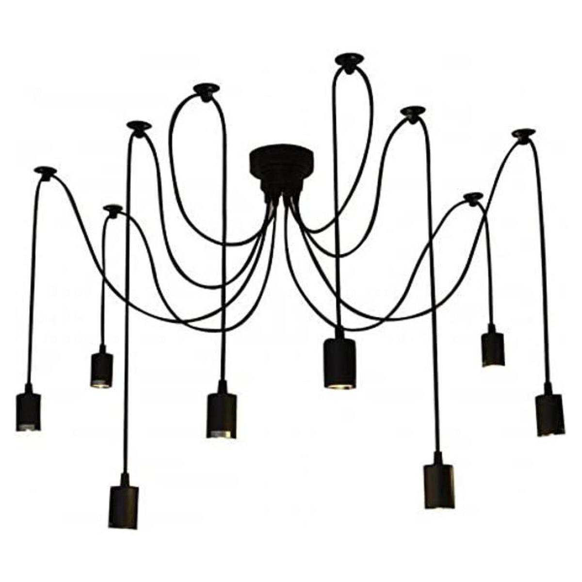 Lixada 8 brazos cada uno con cable de 5.6 ft Lámpara de