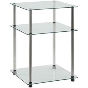 Convenience Concepts Designs2Go Mesa auxiliar de cristal_1
