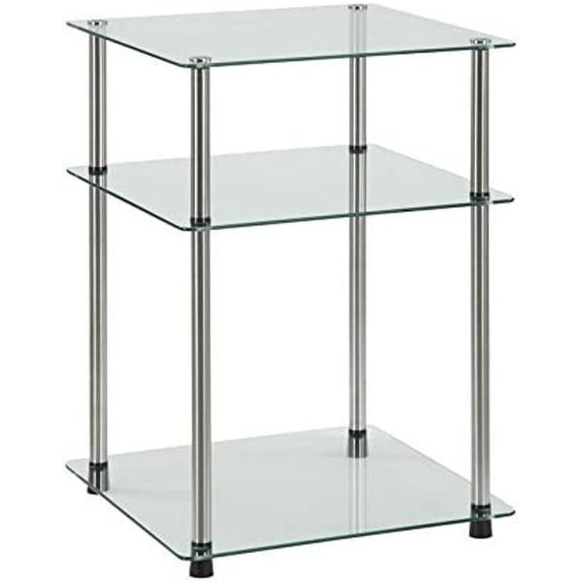 Convenience Concepts Designs2Go Mesa auxiliar de cristal