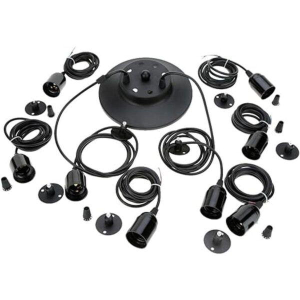 Lixada 8 brazos cada uno con cable de 5.6 ft Lámpara de_4