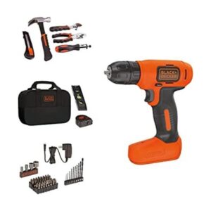 BlackDecker 8V. Taladro y juego de herramientas para el_1