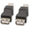 Electop 2 Pack USB 2.0 A hembra a USB B adaptador_4