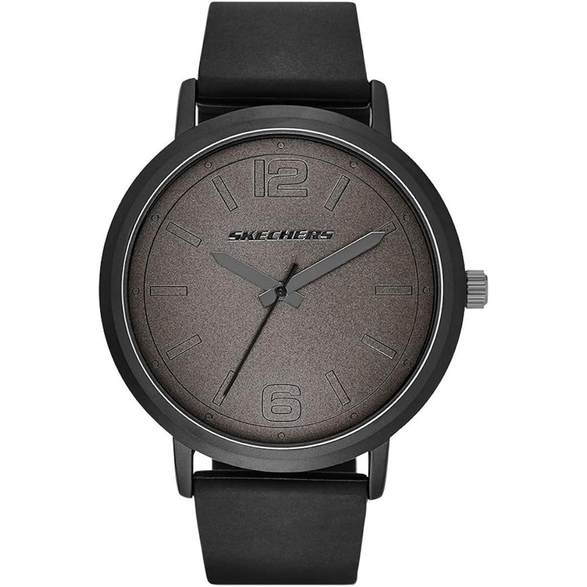 Skechers Ardmore Reloj deportivo de cuarzo de metal y