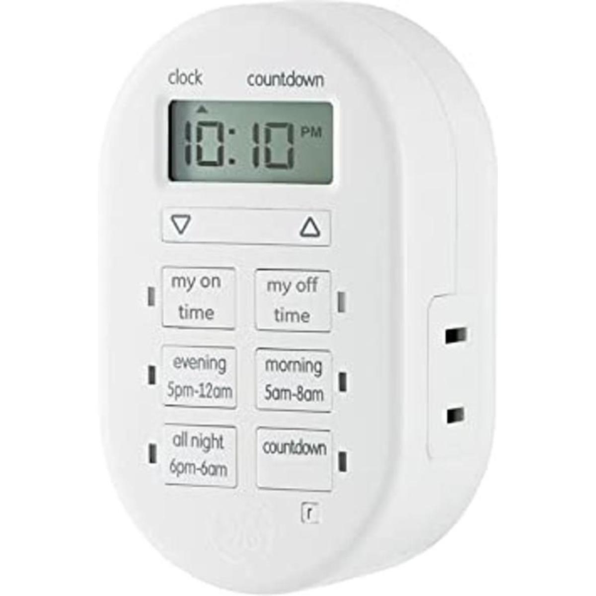 Temporizador digital enchufable para interiores de