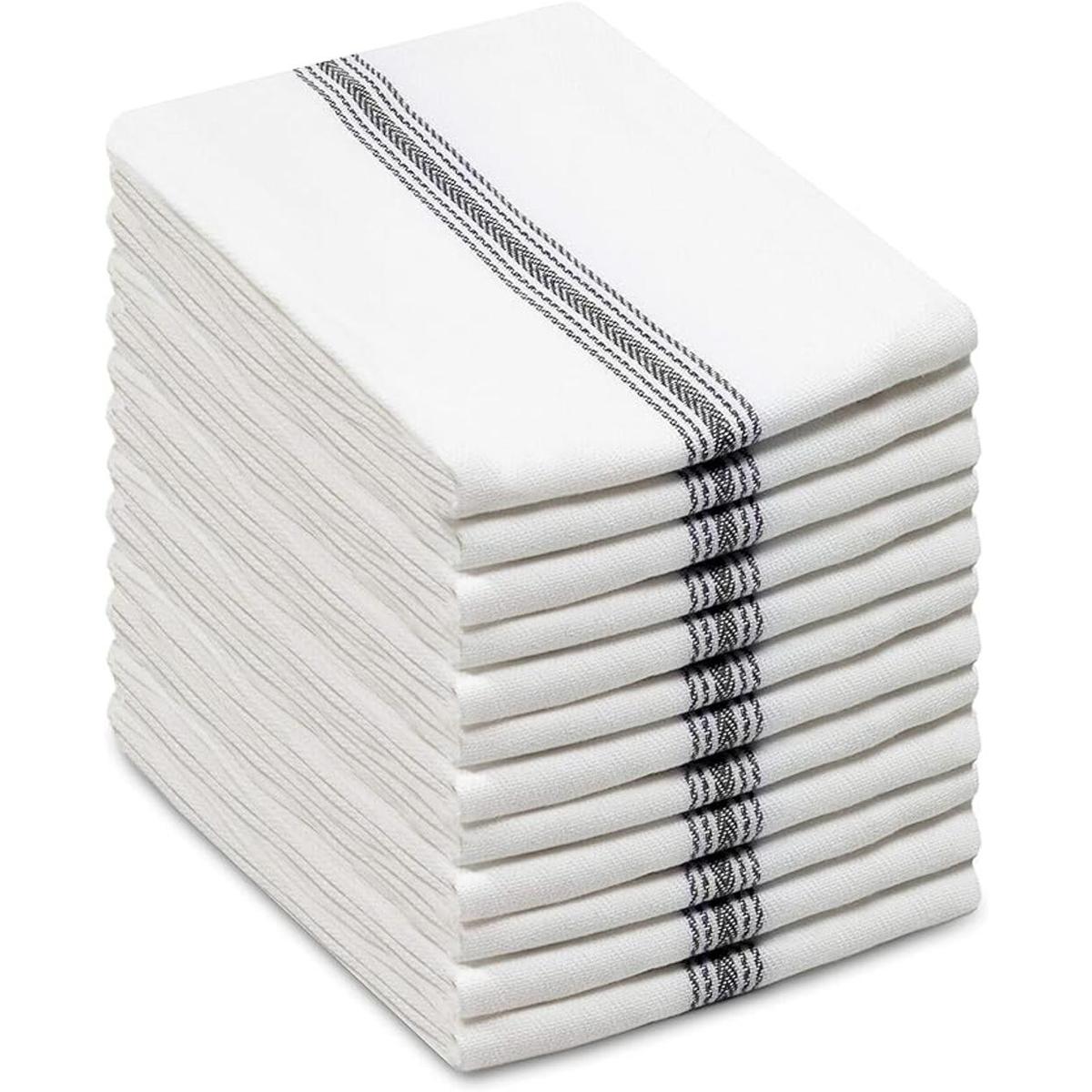 COTTON CRAFT Scandia Stripe Paquete de 12 servilletas de