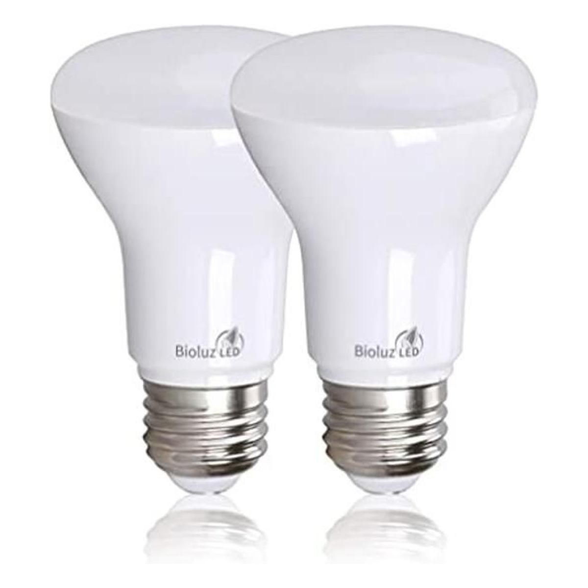 Bioluz Paquete de 2 bombillas LED R20 90 CRI 2700 K