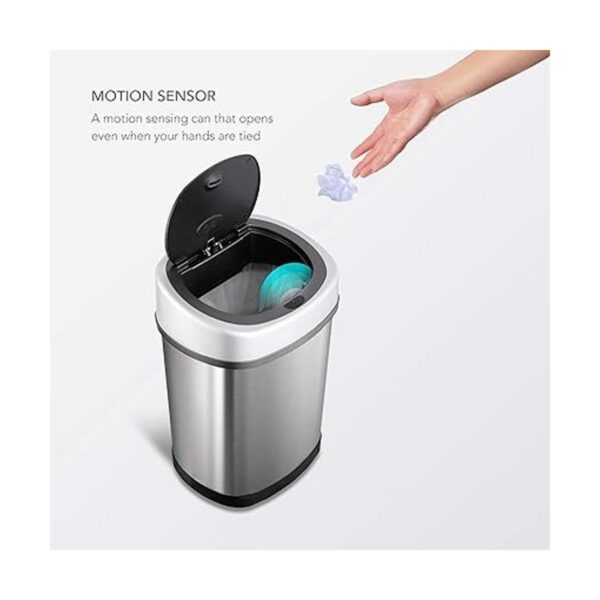 NINESTARS cesto para basura automático sin necesidad de_2