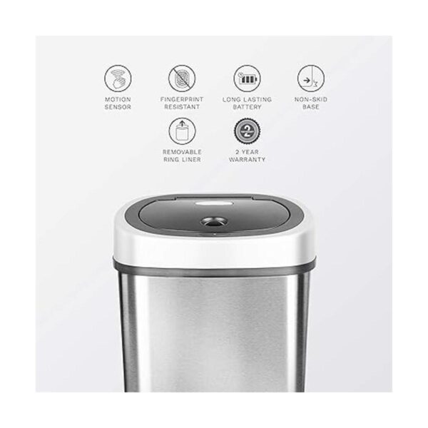 NINESTARS cesto para basura automático sin necesidad de_4