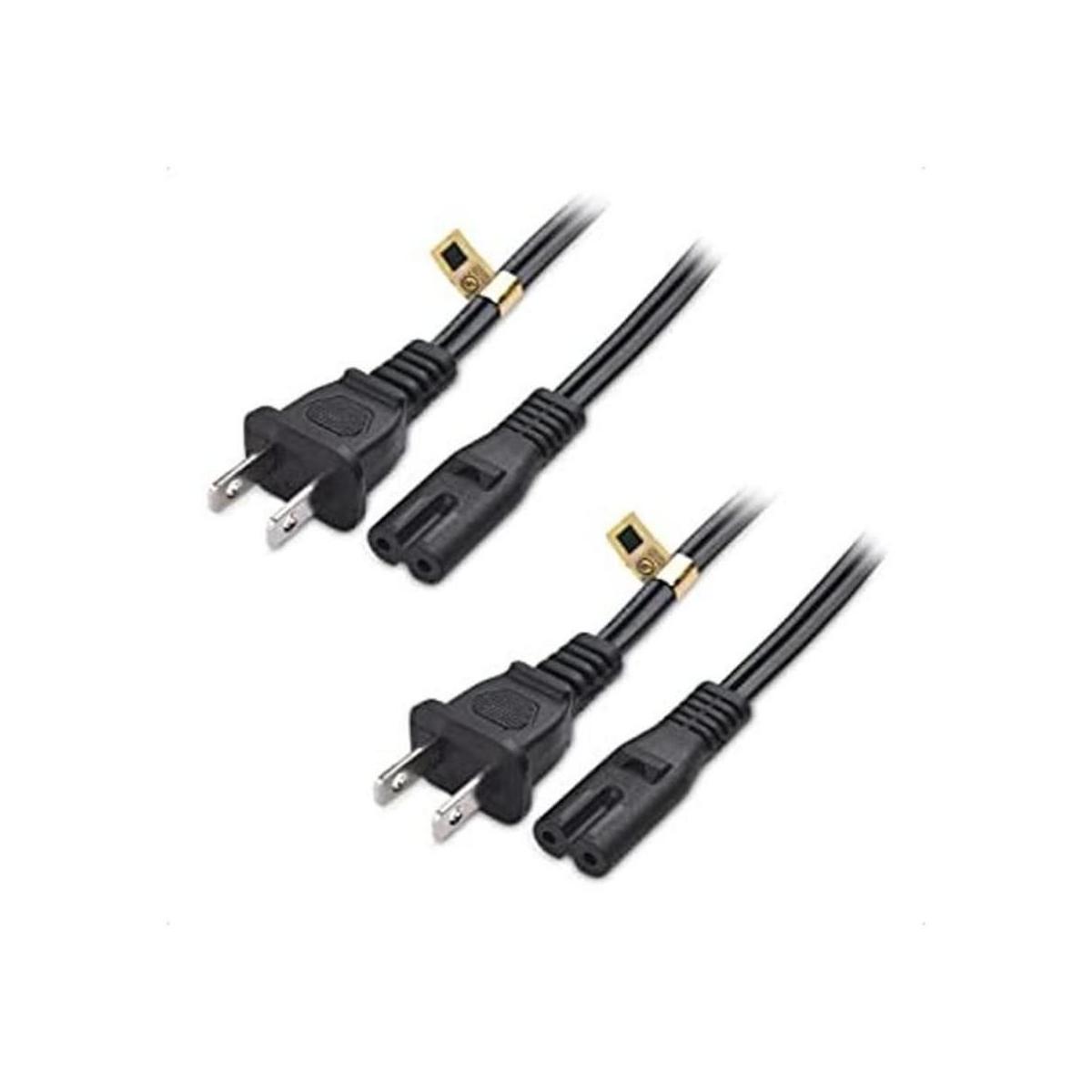 Cable Matters Paquete de 2 cables de alimentación de TV de