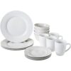 Juego de vajilla de porcelana de 16 piezas con platos_1