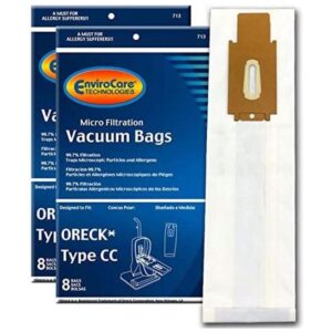 EnviroCare Bolsas de repuesto para aspiradora hechas para