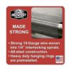 Cortina de malla para chimenea de Midwest Hearth. 2_3