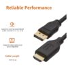 Cable de pantalla unidireccional DisplayPort a HDMI 10 pies_6