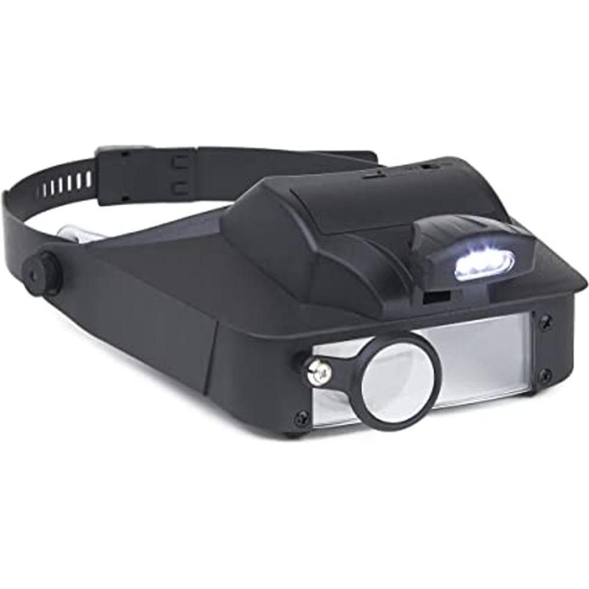 Carson LumiVisor Lupa de cabeza con lupa iluminada LED