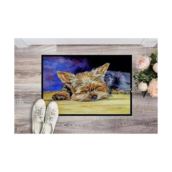 Carolines Treasures 7357JMAT Yorkie Taking a siesta_2