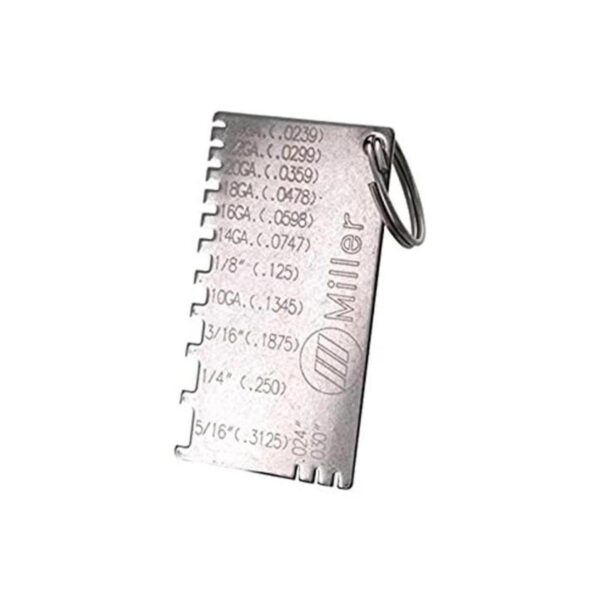 Calibrador 229895 Miller Electric tamaños de metal para_1