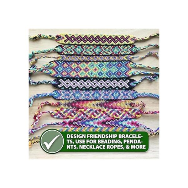 Cordón de algodón encerado Mandala Crafts para realizar_6