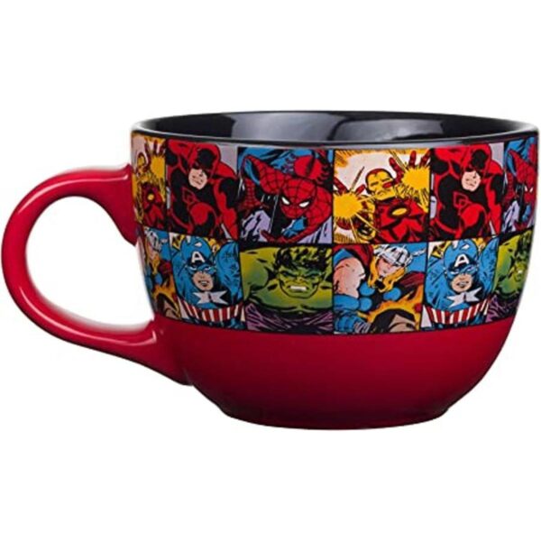 Silver Buffalo Taza de café de cerámica de gran tamaño_1