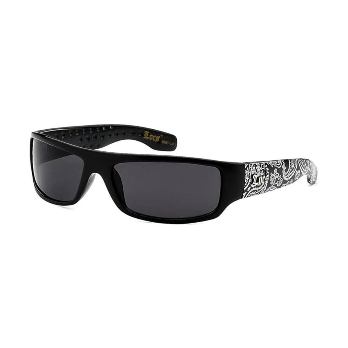 Locs 9003 Silver Bandana Wrap Gafas de sol