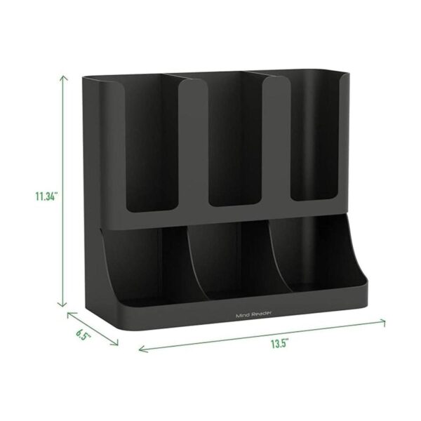 Mind Reader Flume Organizador con 6 compartimientos para_3