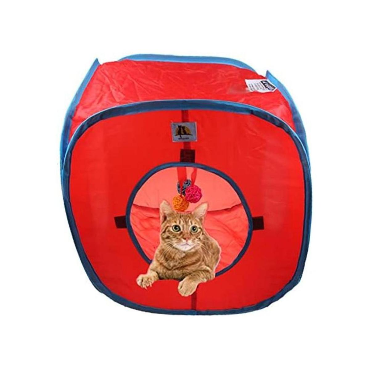 Pop flexible fuera gato Kitty Juego cubeta ampliable