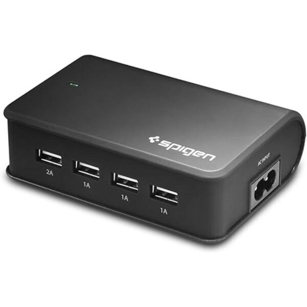 Spigen Essential F204 cargador de pared USB de 4 puertos_1