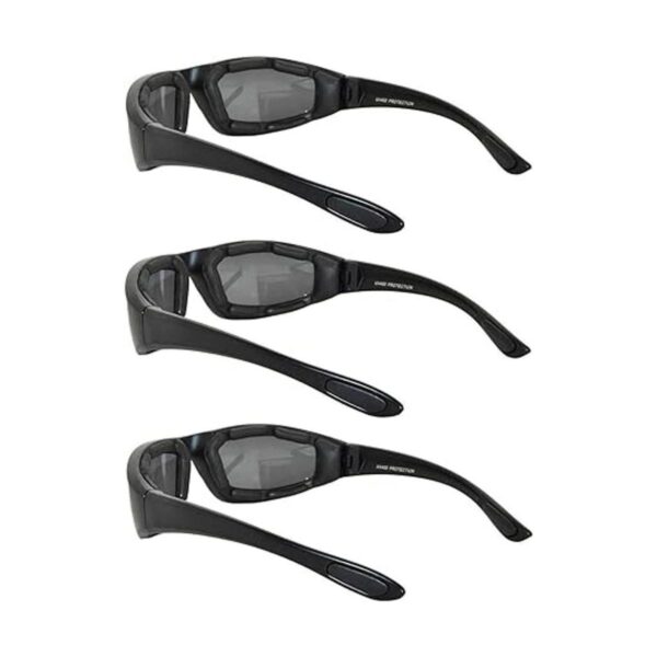 OWL Gafas de montar acolchadas lentes ahumadas paquete_2
