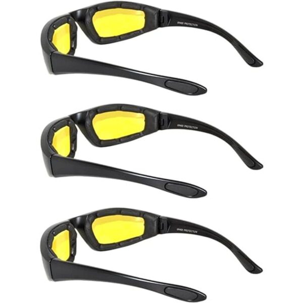 OWL Gafas de equitación acolchadas Lente amarilla_3