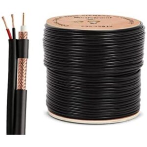 RG59 Cable coaxial siamés de 500 pies cable CCTV para_1